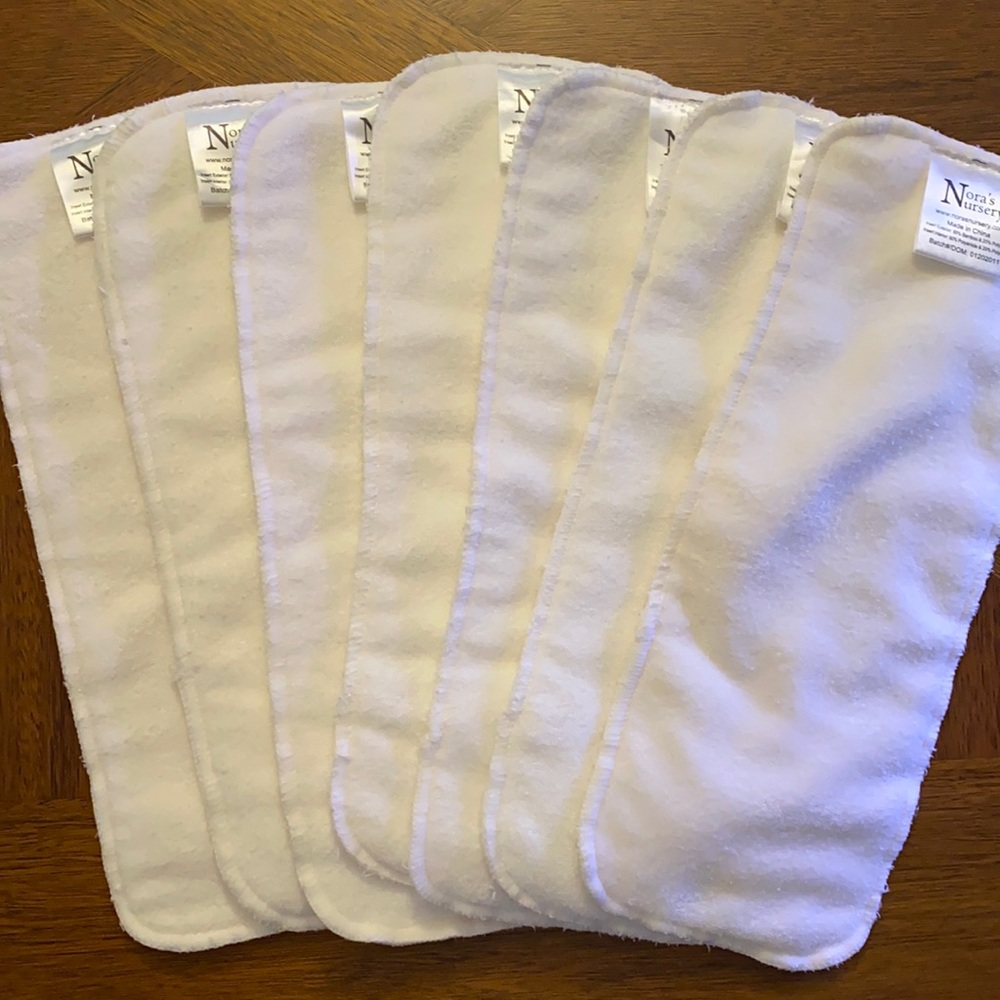 Noras nursery cloth diaper inserts